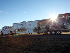 Copper Spring Ranch Full Gooseneck Trailer Wrap