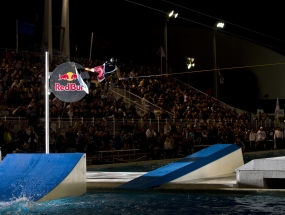 Nico Von Lerchenfield at the Red Bull Wake of Fame at the Fort Lauderdale Aquatic Complex.