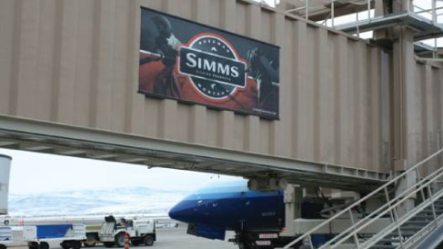 Simms Airport Jetway Signs