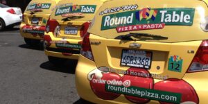 Round Table Pizza - Wrap Fleet Rear