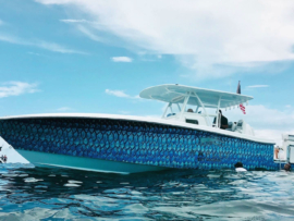 Napels Bay Marina – Scuba Snorkel Boat Tarpon Scales Boat Wrap