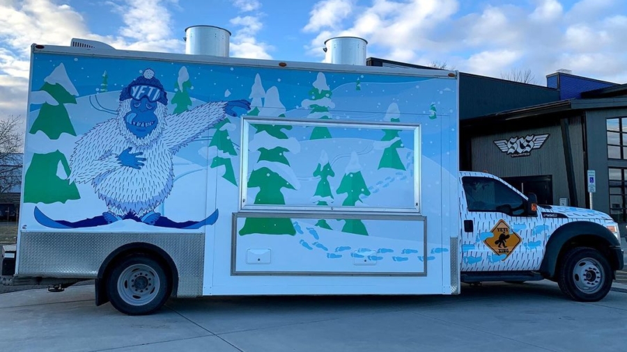 Yeti Box Truck Wrap